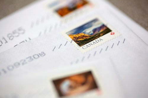 The cost of sending a letter through Canada Post increased by 25 per cent on Monday, with the cost of a single domestic stamp now $1.44 up from $1.15. Canada Post proposed the increase last September as a way to help the Crown corporation deal with the rising cost of providing letter mail services to Canadians. (Matt Goerzen/The Brandon Sun)
