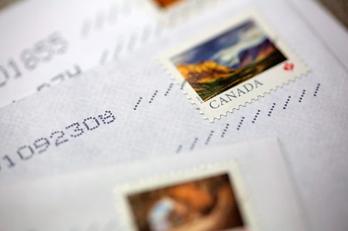 The cost of sending a letter through Canada Post increased by 25 per cent on Monday, with the cost of a single domestic stamp now $1.44 up from $1.15. Canada Post proposed the increase last September as a way to help the Crown corporation deal with the rising cost of providing letter mail services to Canadians. (Matt Goerzen/The Brandon Sun)