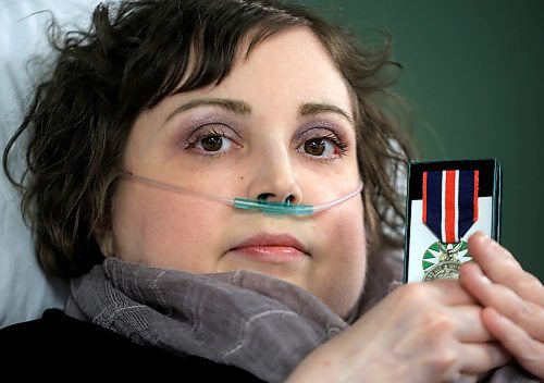 RUTH BONNEVILLE / FREE PRESS
LOCAL - Shawna's award presentation
Sen. Flordeliz (Gigi) Osler presents Free Press columnist Shawna Forester Smith with the King Charles Coronation Medal from the Gov.-Gen. of Canada at Deer Lodge Thursday.
Shawna was chosen for her 15 years of advocacy work in health care, including her most recent efforts of documenting the state of health care from her chronic care bed at Deer Lodge.
See Story
Jan 23rd,, 2025