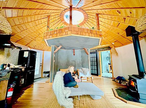 Gord Mackintosh / Free Press
The Wiigwaasaatig yurt is not your typical Mongol’s abode.