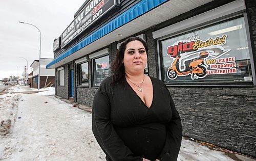 JOHN WOODS / FREE PRESS
LeeHee Hasid, manager of Scooter City on Main Street is photographed at the store Tuesday, January 28, 2025.
Reporter: tyler