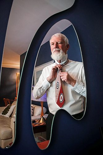 JOHN WOODS / FREE PRESS
Paul Rempel, who collects ties from the 1940s, shows some of his collection at his home Tuesday, January 28, 2025.
Reporter: dave