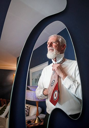 JOHN WOODS / FREE PRESS
Paul Rempel, who collects ties from the 1940s, shows some of his collection at his home Tuesday, January 28, 2025.
Reporter: dave