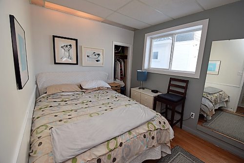 Todd Lewys / Free Press
Located at the rear of the home on the main floor next to the main bath, the primary bedroom is a private, light-filled retreat.