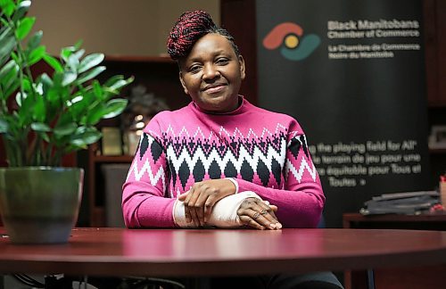 RUTH BONNEVILLE / FREE PRESS
Local BMCC Christmas Networking Party
Portrait of Zita Somakoko founder and president of BMCC, in her office Thursday.
Story: The Black Manitobans Chamber of Commerce (BMCC) is thrilled to invite the community to its annual 2024 BMCC Christmas Networking Party, a festive evening of celebration, connection and recognition . This year ճ event will also shine a spotlight on the BMCC Crystal Lifetime Achievement Award recipients , honoring individuals whose remarkable contributions have left a lasting impact on Manitoba and beyond.
Story by Toni De Guzman (intern)
Dec 19th, 2024