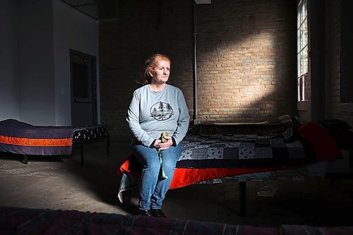 11022025
Heather Symbalisty, Executive Director of Samaritan House Ministries, stands in Brandon’s Safe and Warm Shelter on Tuesday afternoon. The shelter is currently operated nightly by Samaritan House Ministries from 7:00PM until 9:00AM and has 41 beds.
(Tim Smith/The Brandon Sun)