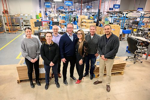 MIKE SUDOMA / FREE PRESS
First Light Safety Products leadership team (left to right) Monique Lashley, Michael Yudelevich, Matt Hudson, Kevin Smith, Cam Quan-Smith, Darrin Smith, Jovan Latisnere, Doug Campbell (not pictured), Victor Ponce (not pictured)
February 13, 2024