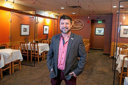 BROOK JONES/FREE PRESS
Tony Siwicki, 48, chair of the Manitoba Restaurant & Foodservices Association and owner of Silver Heights Restaurant, is pictured inside the restaurant at 2169 Portage Ave. in Winnipeg, Man., Friday, Feb. 14, 2025.