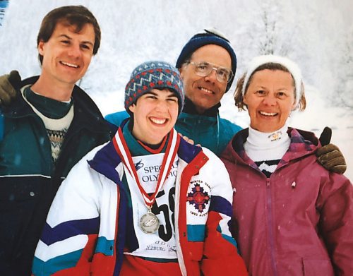 Ruth Bonneville / Free Press
LOCAL/SPORTS - Brita Hall
Copy of photo taken with Brita and her family in Austria in 1993. .
Copy photos her mom, Birgit Hall’s, past competitions. Also, photos of Brita in her room with all her medals on the wall.
Ahead of her trip to the World Winter Games in Turin, Italy next month, MB Sports Hall of Famer Brita Hall is deep in training mode. The four-time Paralympian, at age 55, continues to not only compete, but improve in cross-country skiing, building on a skillset she started developing as a teenager. Over the course of a long career in Nordic sports in Manitoba, Hall has been a trailblazer, becoming the first Special Olympic athlete to be enshrined in the MB Sports Hall of Fame last fall.
See story by Ben Waldman
February 19/25