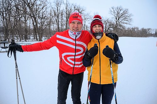 MIKE SUDOMA / FREE PRESS
Special Olympian and Sports Manitoba Hall of Fame inductee, Brita Hall (right) and her coach Chris Roe (left) during practice Thursday afternoon at the Windsor Park Nordic Club
February 13, 2024