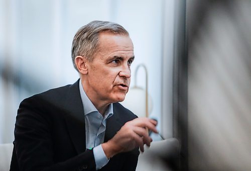 Mark Carney, candidate for the Liberal party leadership, is shown here on February 10, 2025. Columnist Gregory Mason describes some of the weaknesses in Canada's political guardrails. For instance, Prime Minister Justin Trudeau has appointed nearly all current senators, making a favourable upper house for whoever wins the Liberal leadership and becomes the next prime minister. On the other hand, the senate would likely stand in opposition to Conservative Pierre Poilievre's plans if he is elected prime minister in the next election.  (John Woods/Winnipeg Free Press file)