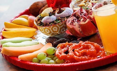JOHN WOODS / FREE PRESS
An Iftar Platter at the Curry King Tuesday, March 19, 2024.
Reporter: av