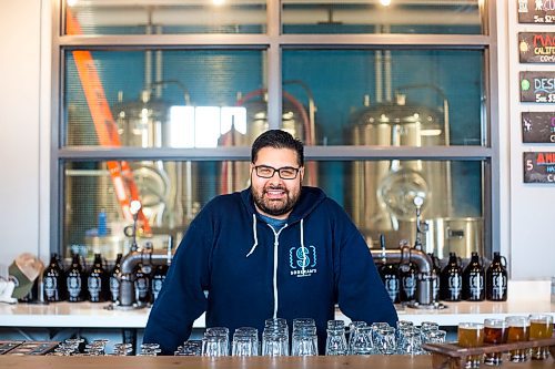 MIKAELA MACKENZIE / WINNIPEG FREE PRESS files
Andrew Sookram, owner of Sookram's Brewing Co., is looking forward to getting back in a beer festival setting this Saturday.