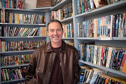 05032025
Actor Ryan ____ of Virden inside George Strange's BookMart &amp; Prairie Showcase on 10th Street in Brandon. 
(Tim Smith/The Brandon Sun)