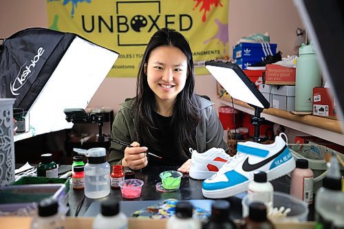 Ruth Bonneville / Free Press

VOLUNTEER

Portrait of artist,  Yashan Wu, working on hand painting one shoes for a  Dream Factory recipient. 

 Yashan Wu,  founder of Unboxedcustoms, a business that sells custom painted sneakers is donating  50 pairs of custom-painted sneakers to the Dream Factory. Each pair is hand-painted and designed around a child's favourite character, memory or passion.

This is for my March 10 volunteers column.

Story by Aaron

March 7th, 2025