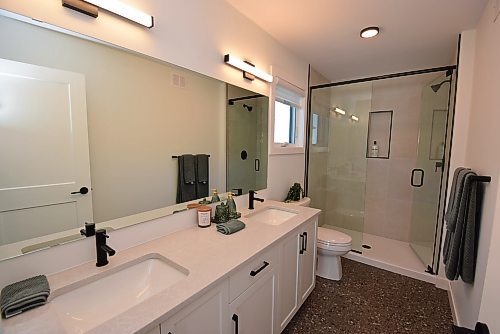 Todd Lewys / Free Press
Luxury abounds in the inviting, spa-like ensuite.