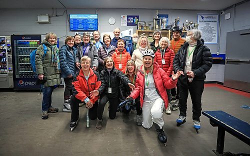 Ruth Bonneville / Free Press
ENT - Grey Hares
Group photo of members of the Grey Hares activity group at River Heights Arena Wednesday.
The Grey Hares is a group within Nature Manitoba of retired and partly retired people who organise and attend activities every Wednesday. In the winter they cross-country ski, skate, snowshoe and walk, and in the summer they hike, bike, paddle and camp.
There are 280 members in the group but not everyone attends every activity. Next Weds pics will be before and during their skating activity (starts at 12.45). They do not know how many people will turn up yet. I’ll be there to meet some of the members and interview them.
AV Kitching story
March 12th, 2025