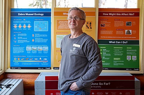 George Hartlen, CAO of Friends of Riding Mountain National Park, is seen at the non-profit organizations’ centre in Wasagaming. Harlten supports Parks Canada's "one boat, one lake," initiative, which was announced Tuesday, when the federal agency said that eradicating zebra mussels from Clear Lake in Riding Mountain National Park is not feasible. (The Brandon Sun files)