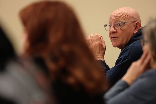 Brandon University president David Docherty tells the board of governors the university witnessed a sharp decline in international student applications and admissions, lowest between 2021 and 2025, Saturday morning. (Abiola Odutola/The Brandon Sun)