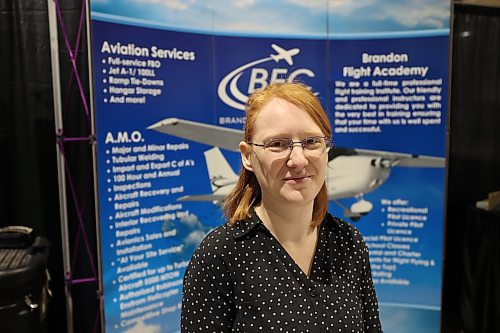 Brandon Flight Centre program co-ordinator Jillian Borreson says many students were surprised to learn the centre offers full commercial pilot training in Brandon rather than just an entry-level program. (Abiola Odutoila/The Brandon Sun)
