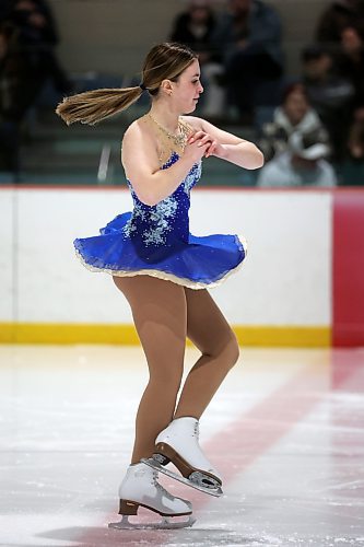 17032025
Daria Ilchenko spins during her routine at Skate Brandon’s end of the winter season performance at the Keystone Centre’s Flynn Arena on Monday evening. The performance, titled Meet Me At The Beach, featured over 20 individual and group routines.
(Tim Smith/The Brandon Sun)