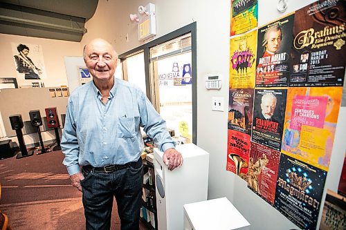 MIKAELA MACKENZIE / FREE PRESS
	

Dennis Penner, owner of American Hi-Fi, with Canadian company MartinLogan speakers in his audio store on Tuesday, March 18, 2025. 

For Malak story.
Winnipeg Free Press 2025