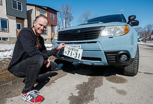 JOHN WOODS / FREE PRESS
Adam Duguay, owner of JDM Rush Imports, which imports vehicles from Japan, is photographed with a right-hand drive 2008 Subaru Forester XT which he recently imported, Monday, March 31, 2025. Duguay has noticed an increase in inquiries from Canadians looking to import Japanese vehicles as a way to avoid domestic sticker shock and potential U.S. tariffs.

Reporter: aaron