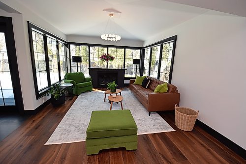 Todd Lewys / Free Press
The four-season sunroom, located at the back of the home, is a light-filled space perfect for chilling or visiting with company.