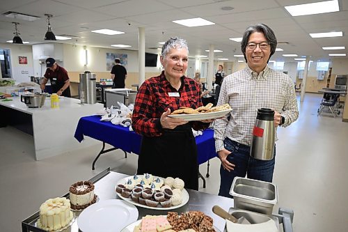 Ruth Bonneville / Free Press
VOLUNTEER Oak Table
Photo of Paula Moynihan (left) and John Lu at the Oak Table just prior to the lunch rush on Monday.
Subject: Paula Moynihan and John Lu volunteer with 1JustCity.
Moynihan volunteers her time serving meals at Oak Table, while Lu volunteers his time serving at the Pimicikamak Wellness Centre.
This is for my April 7 volunteers column.
Aaron
March 24th 2025