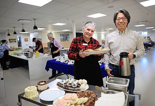Ruth Bonneville / Free Press
VOLUNTEER Oak Table
Photo of Paula Moynihan (left) and John Lu at the Oak Table just prior to the lunch rush on Monday.
Subject: Paula Moynihan and John Lu volunteer with 1JustCity.
Moynihan volunteers her time serving meals at Oak Table, while Lu volunteers his time serving at the Pimicikamak Wellness Centre.
This is for my April 7 volunteers column.
Aaron
March 24th 2025