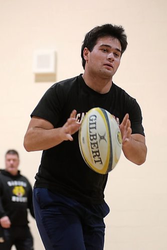 South African-born George Vorster is set for his final season of rugby with the Souris Sabres varsity boys. (Thomas Friesen/The Brandon Sun)