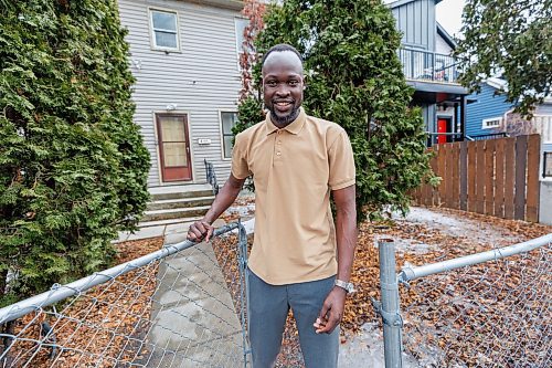 MIKE DEAL / FREE PRESS
Ajang Deng is a new Canadian and first-time voter and he takes the privilege seriously. Deng only received his citizenship on Tuesday but looks forward to voting on April 28 to make his voice heard. Deng says immigrant voices can get lost in the political landscape due to a hard-to-navigate system and language barriers, and plans to vote for someone who stands up for new Canadians and democracy, and has the interests of Canadians in mind.
Reporter: Nicole Buffie
250410 - Thursday, April 10, 2025.