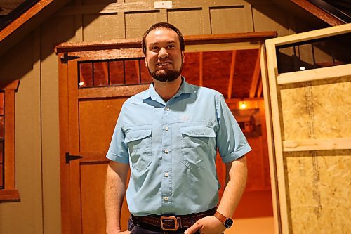 Pineview Building Brandon manager Jaydon Plett (Abiola Odutola/The Brandon Sun)