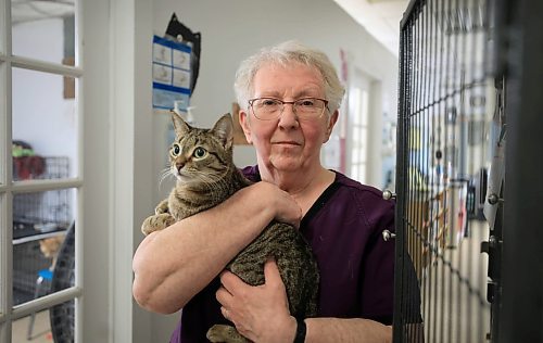 Ruth Bonneville  / Free Press 

LOCAL - Craig Street Cats

Photo of  Lynne Scott with Craig Street Cats holding Pandora one of 37 cats that are up for adoption at the centre. 

Craig Street Cats is closing in 7 weeks because they can’t afford to stay in business anymore. It’s a non-profit cat shelter and they have about 37 cats they need to have adopted still

Reporter: Alex Lambert

April 14th 2025