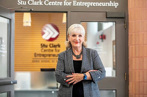 MIKAELA MACKENZIE / FREE PRESS
	

Debra Jonasson-Young, I.H. Asper executive director for entrepreneurship at the Stu Clark Centre for Entrepreneurship, on Monday, April 21, 2025. The Stu Clark New Venture Championships, where teams from universities across Canada and the U.S. are coming to pitch their business ideas in a friendly competition, are taking place this weekend. 

For Gabby story.
Winnipeg Free Press 2025