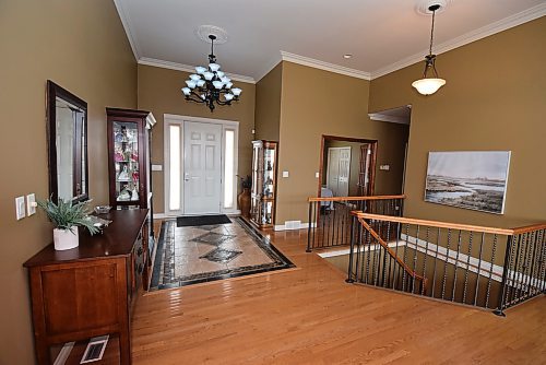 Todd Lewys / Free Press
Defined by a gorgeous, tiled entrance, the spacious foyer gets the home off to an elegant, practical start.