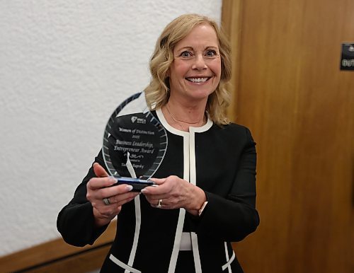 Minnedosa’s Tamra Rapsky, finance operations manager with Heritage Co-op, is the winner of the 2025 Women of Distinction award for business leadership in the entrepreneur category. (Michele McDougall/The Brandon Sun)