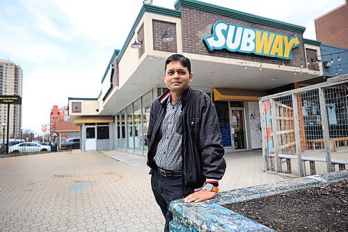 Ruth Bonneville / Free Press
BIZ- Osborne Village Subway
Photo of Sam Patel co-owner of the Osborne Village Subway.
What: Osborne Village’s Subway is moving from the corner of River and Osborne to further down Osborne, close to Stradbrook. after two decades.
Gabby Piché story
April 30th, 2025