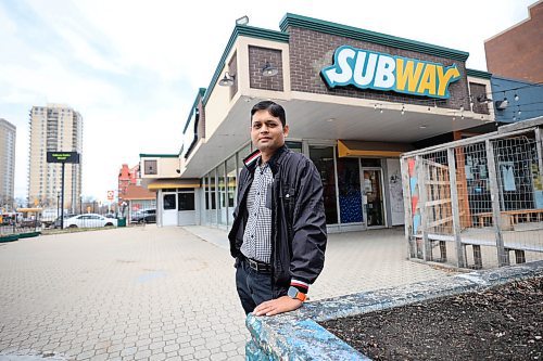 Ruth Bonneville / Free Press
BIZ- Osborne Village Subway
Photo of Sam Patel co-owner of the Osborne Village Subway.
What: Osborne Village’s Subway is moving from the corner of River and Osborne to further down Osborne, close to Stradbrook. after two decades.
Gabby Piché story
April 30th, 2025