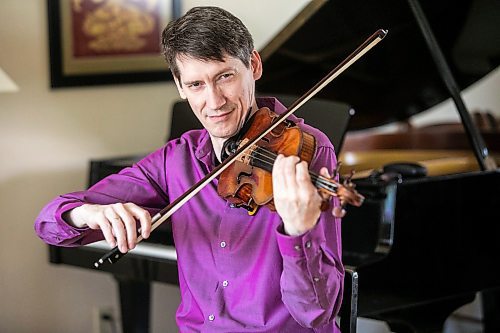 MIKAELA MACKENZIE / FREE PRESS
	

WSO's new first violinist Karl Stobbe on Friday, May 2, 2025.

For Conrad story.
Winnipeg Free Press 2025