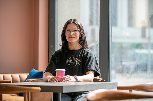 BROOK JONES/FREE PRESS
Mondays Cafe co-owner Morgan McCurdy, 27, is pictured inside the cafe at 305 Broadway Ave. in Winnipeg, Man., Wednesday, May 14, 2025.