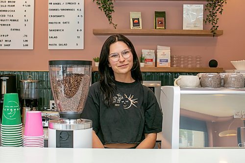 BROOK JONES/FREE PRESS
Mondays Cafe co-owner Morgan McCurdy, 27, is pictured inside the cafe at 305 Broadway Ave. in Winnipeg, Man., Wednesday, May 14, 2025.