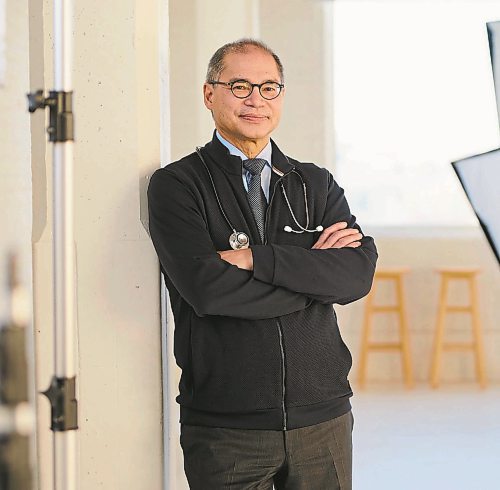 Dr. Randy Guzman a vascular surgeon and past president of Doctors Manitoba, is seen at St. Boniface Hospital. (The Brandon Sun files)