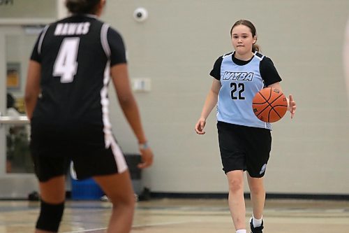 Sofiya Akatova of the Westman Youth Basketball Association's U14 division. (Matt Packwood/The Brandon Sun)