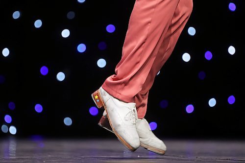 16052025
Cash Laluk tap dances in the Competitive - Senior - Tap - 15 - Solo category during the second day of the Entertain Us Dance Competition at the Western Manitoba Centennial Auditorium on Friday.
(Tim Smith/The Brandon Sun)