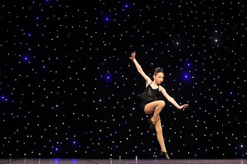 16052025
Avery Low dances in the Competitive - Junior - Jazz - 10 - Solo category during the second day of the Entertain Us Dance Competition at the Western Manitoba Centennial Auditorium on Friday.
(Tim Smith/The Brandon Sun)