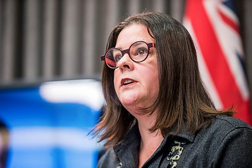 Premier Heather Stefanson speaks at a press conference in this file image from 2022.  (FILE/ Winnipeg Free Press)
