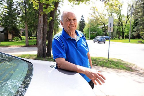 Ruth Bonneville / Free Press
Local Parking meters
Photo of senior, Terry Bailey as he talks about his many concerns of the City of Winnipeg removing parking meters downtown,
See story by Malak
May 21st, 2025