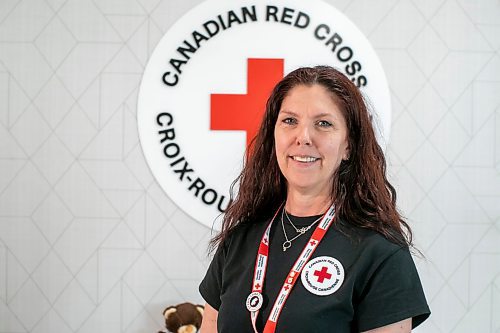 BROOK JONES/FREE PRESS
Canadian Red Cross volunteer Debbie Blair is pictured at the Canadian Red Cross at 850 Pembina Hwy. in Winnipeg, Man., Thursday, May 29, 2025. Blair is a personal disaster assistance and emergency response team supervisor.