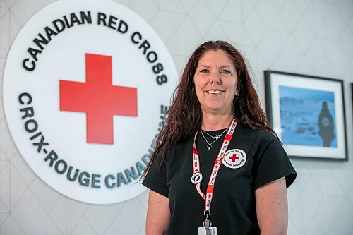 BROOK JONES/FREE PRESS
Canadian Red Cross volunteer Debbie Blair is pictured at the Canadian Red Cross at 850 Pembina Hwy. in Winnipeg, Man., Thursday, May 29, 2025. Blair is a personal disaster assistance and emergency response team supervisor.